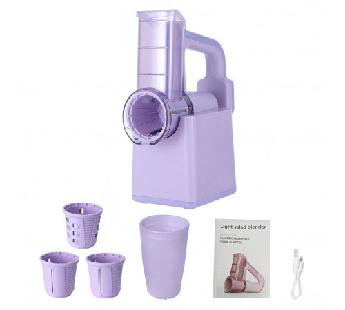 Овочерізка-Терка Бездротова овочерізка, 3 в 1, 1575 (12)