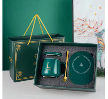 Чашка Кружка з підігрівом від Мережі ПОДАРУНКОВИЙ НАБІР БІЛА І РОЖОВА Cup XL-999 (30)