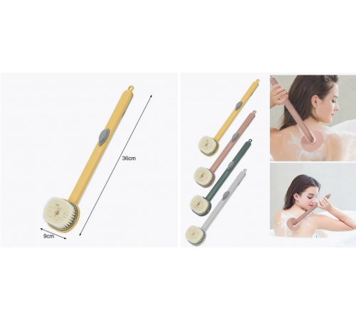 Щітка з довгою ручкою для ДУША з ємністю для миючого засобу Body brush LY-588 (100)