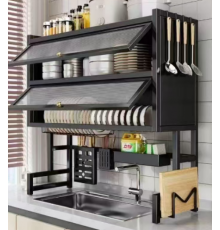 Кухонний Стелаж -Сушарка Для Посуду Органайзер kitchenware 75CM 695-752 (1)