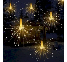 4545-код 2025год Підвісний Фейєверк 3M*0.3M ТЕПЛИЙ 81-20 (50)