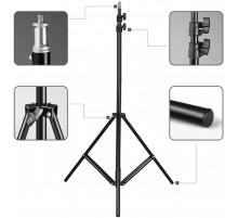 ШтативТелескопічний штатив, стійка тринога ніжка для кільцевої криги лампи ЗВИЧАЙНИЙ (30) (40)
