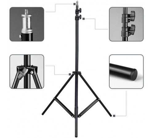 ШтативТелескопічний штатив, стійка тринога ніжка для кільцевої криги лампи ЗВИЧАЙНИЙ (30) (40)