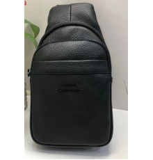 Сумка Чоловіча Чорна Backpack for men JASPER Шкіра 2136 (100)