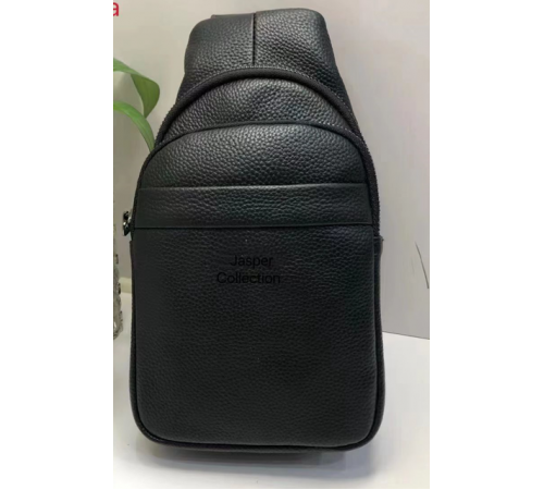 Сумка Чоловіча Чорна Backpack for men JASPER Шкіра 2136 (100)