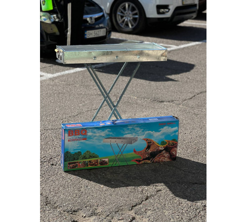 Переносний мангал BARBECUE TRAY 770SS MD-008 8009 (4)