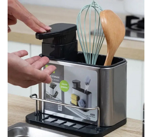 Підставка для кухонного начиння, органайзер , 3 в 1Kitchen spoon holder 692 (30)