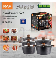 Набір каструль 5 в 1 Cookware Set R.80003 RAF (2)