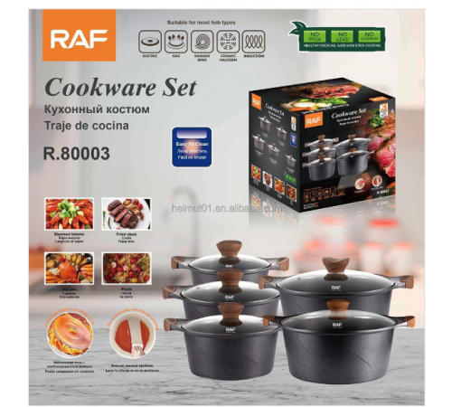 Набір каструль 5 в 1 Cookware Set R.80003 RAF (2)