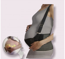 Бандаж для беременных  с резинкой через спину для поддержки   m l  XL  XXl   XL-1349  (100)