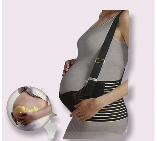 Бандаж для вагітних з гумкою через спину для підтримки m l XL XXl XL-1349 (100)