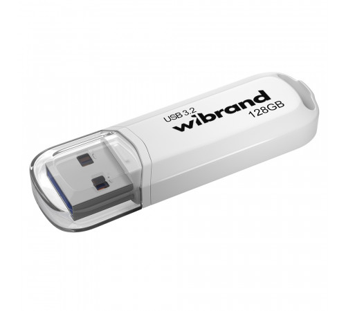 Флеш-накопичувач Wibrand USB 3.2 Gen1 Marten 128GB White (WI3.2/MA128P10W)