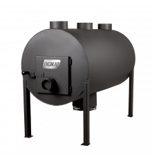 Дровяная печь буржуйка Экожар (ранее «Брест») Про 700 Плюс комплект с вентилятором