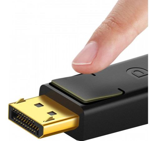 Кабель UGREEN DP Male to Male Cable 1m (Black) (UGR-10244)