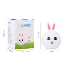 Нічний світильник RGB у формі кролика - Rabbit Silicone Lamp LY-271 (60)