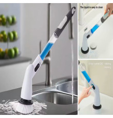 Щітка-скруббер Електричний бездротовий з8насадками для ванної та душуCleaning brush1-33 (24)(60