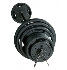 Олімпійська металева штанга RN-Sport Quatro 135 кг (2х20,2х15,2х10,4х5,4х2.5 + 2.2 м)