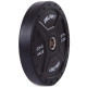 Бамперные диски для кроссфита Bumper Plates резиновые d-51мм Zelart TA-2258-20 20кг (d-45см,черный)