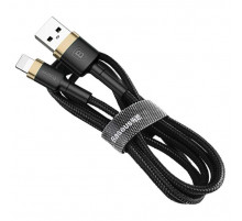 Кабель Baseus Cafule Cable USB For iP 2A 3m Gold+Black (CALKLF-RV1)