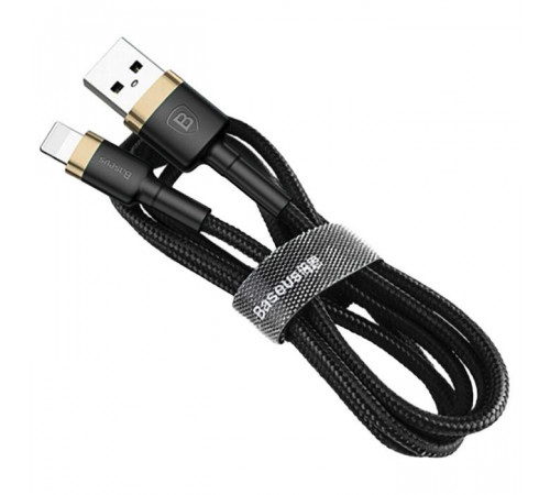 Кабель Baseus Cafule Cable USB For iP 2A 3m Gold+Black (CALKLF-RV1)