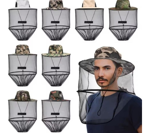 Шляпа  от комаров с Сеткой  CAP	5304  (800)