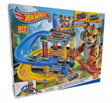 Траса з гірками та паркінгом Hot Wheels 31 деталей T876-10 (48 шт)