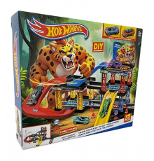 Траса з гірками та паркінгом Hot Wheels 39 деталей T876-12 (36 шт)