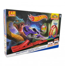 Траса Hot Wheels 6603 – Looping Track із трьома кільцями та стартом 6603 (36 шт)