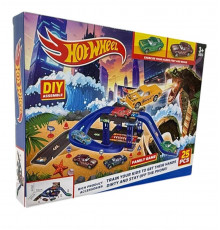 Траса з гірками та паркінгом Hot Wheels 25 деталей T876-1 (60 шт)
