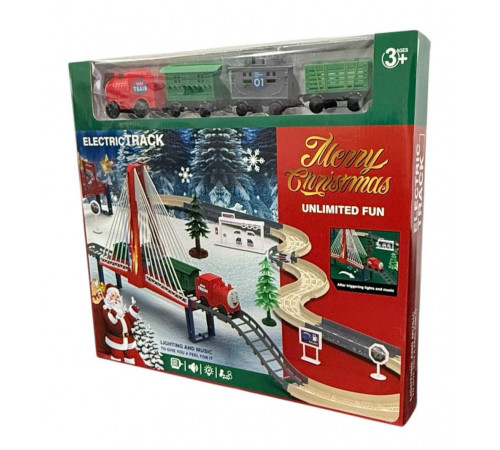 Потяг різдвяний електричний “Merry Christmas” (модель 9263-1C) (24 шт)
