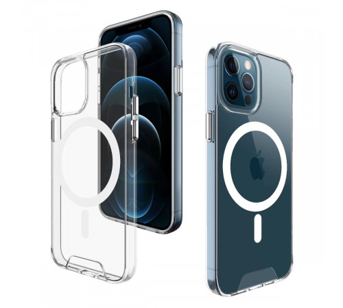 Чохол для смартфона Space Magnetic for Apple iPhone 15 Transparent (SpaceMAG15Clear)