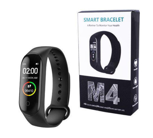 M4  Фитнес-браслет м4,шагомер Smart bracelet M4  (200)