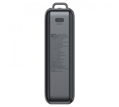 Зовнішній акумулятор ACEFAST M4 PD67W power bank 20000mAh Black (6974316282723)