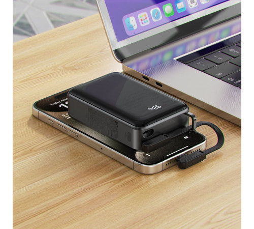 Зовнішній акумулятор ACEFAST M4 PD67W power bank 20000mAh Black (6974316282723)