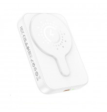 Внешний аккумулятор HOCO J117A Esteem PD20W magnetic power bank(10000mAh) White (6942007605830)