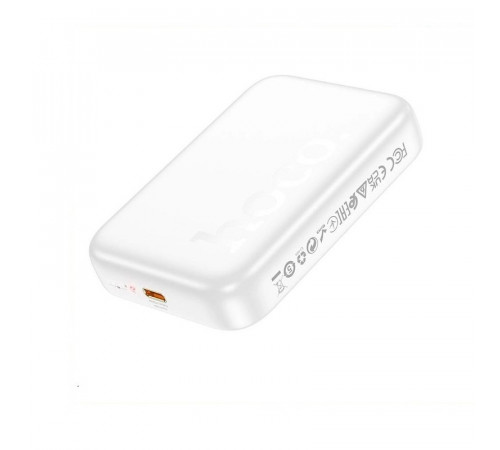 Зовнішній акумулятор HOCO J117A Esteem PD20W magnetic power bank(10000mAh) White (6942007605830)