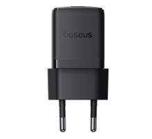 Мережевий зарядний пристрій з кабелем Baseus Palm Fast Charger 1C 20W EU Cluster Black (with Baseus  Cable USB-C to USB-C 60W ) 1m Cluster Blac (P10111602113-01)