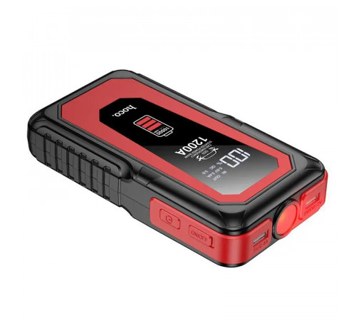 Автомобільний пуско-зарядний пристрій HOCO QS3 Victory car emergency starter power bank (10000mAh) Black (6942007635530)