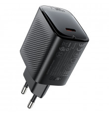 Мережевий зарядний пристрій ACEFAST A112 PD45W GaN single USB-C charger (EU) Black (6974316284055)
