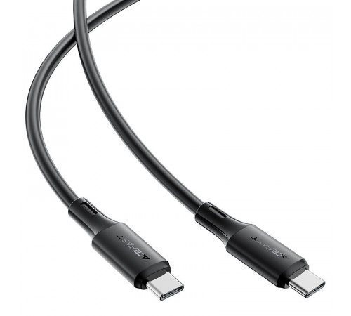 Кабель ACEFAST C17-03 USB-C to USB-C silicone charging data cable Black (6974316284161)