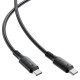 Кабель ACEFAST C17-03 USB-C to USB-C silicone charging data cable Black (6974316284161)