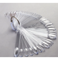 Типси для дизайну нігтів, 50 шт зразок гелю, дисплей типсів для нігтів  HA-124 (200)