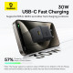 Мережевий зарядний пристрій Baseus Palm Fast Charger 1C 30W EU Cluster Black (P10111605113-00)