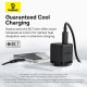 Мережевий зарядний пристрій Baseus Palm Fast Charger 1C 30W EU Cluster Black (P10111605113-00)