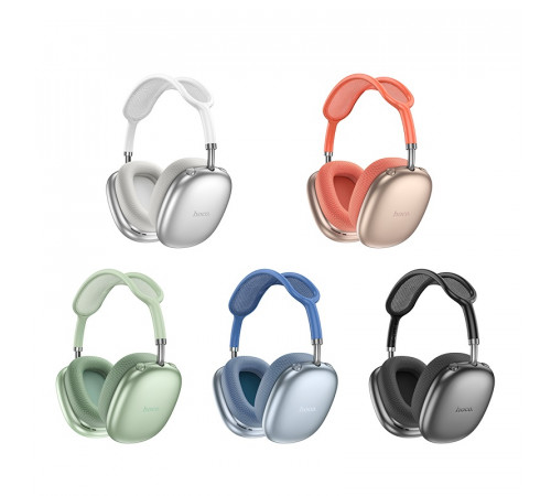 Бездротові накладні навушники HOCO W55 Pleasing BT headphones Sky Blue (6942007632690)