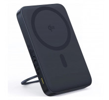 Зовнішній акумулятор Baseus PicoGo Qi2 Magnetic Power Bank with Rotatable Stand 5000mAh 20W Cosmic Black (with Simply Series Charging Cable Type-C (P10076802123-00)
