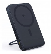 Зовнішній акумулятор Baseus PicoGo Qi2 Magnetic Power Bank with Rotatable Stand 5000mAh 20W Cosmic Black (with Simply Series Charging Cable Type-C (P10076802123-00)