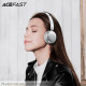 Бездротові накладні навушники ACEFAST H8 active noise cancelling wireless headset Silver (6974316284291)