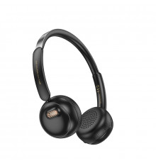 Бездротові накладні навушники HOCO W62 Verso retro BT headphones Black (6942007648127)