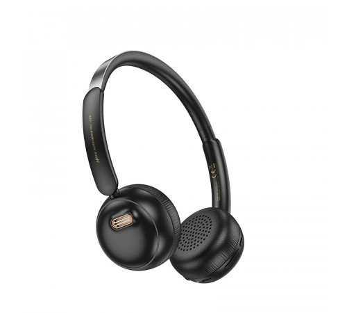 Бездротові накладні навушники HOCO W62 Verso retro BT headphones Black (6942007648127)